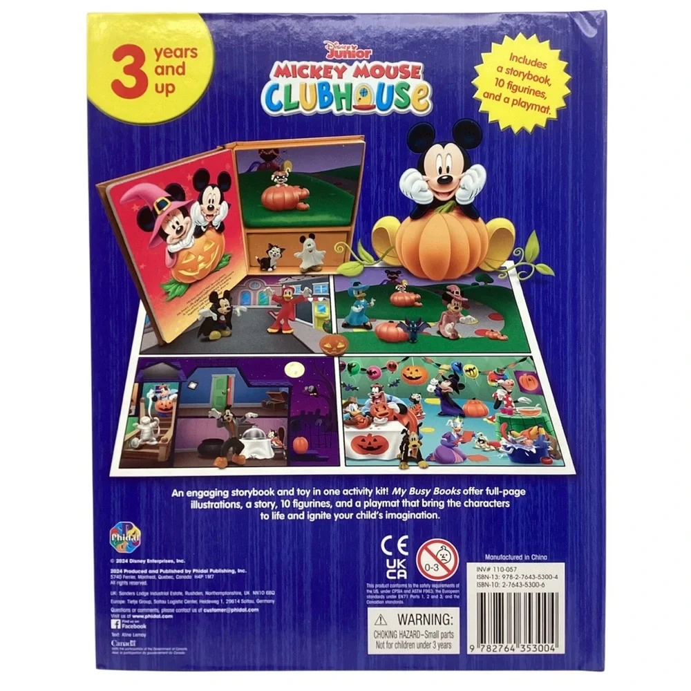 Disney’s Junior Mickey Halloween My Busy Book Set (NWT)